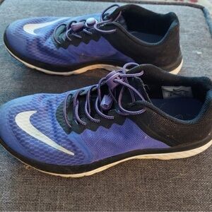 Nike Purple and Black Athletic Shoes
